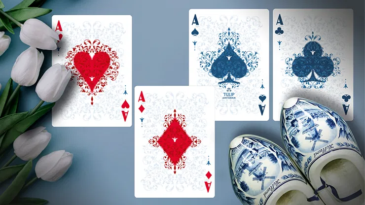 Tulip Playing Cards Music Box Collector's Set - image 9