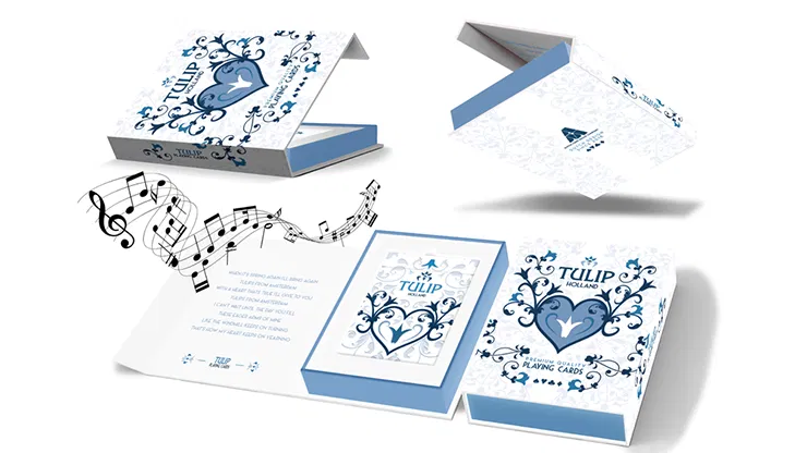 Tulip Playing Cards Music Box Collector's Set - image 10