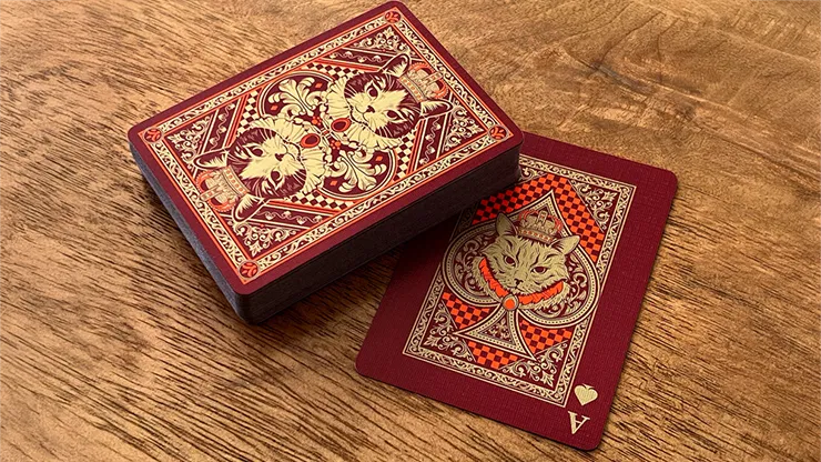 Neko Royal Red Playing Cards - image 3