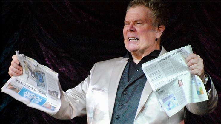 Nick Lewin's Ultimate Slow Motion Newspaper Tear - thumbnail 2