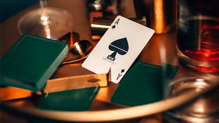 NOC Out: Green and Gold Playing Cards - image 1