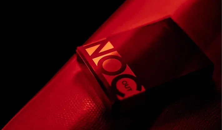 NOC Out: RED/GOLD Playing Cards - image 1