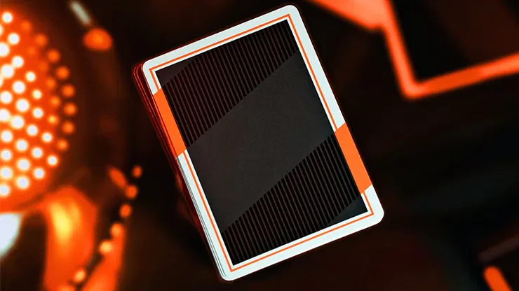 NOC3000X3 Playing Cards (Black/Orange - Human Version) - image 3