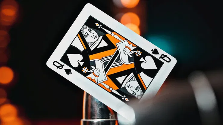 NOC3000X3 Playing Cards (Black/Orange - Human Version) - image 5