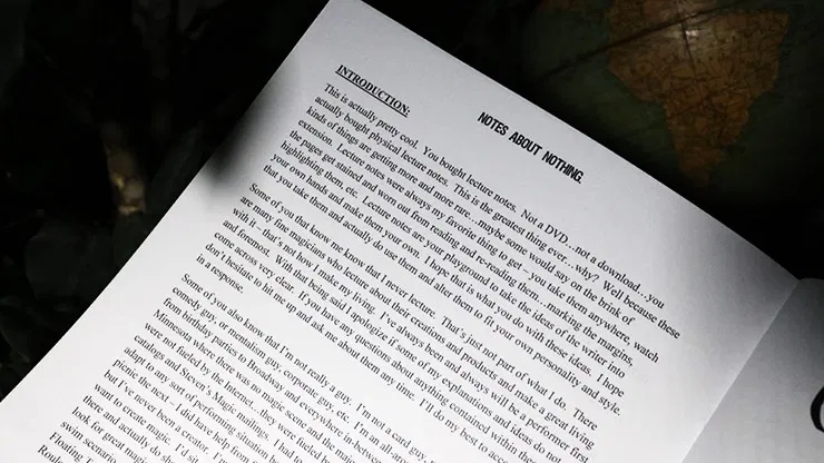 NOTES ABOUT NOTHING - image 2