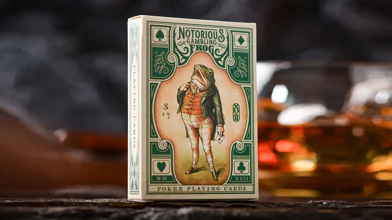 Notorious Gambling Frog Playing Cards - image 1