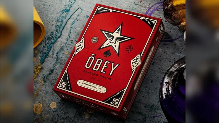 Obey Red Edition Playing Cards - image 1