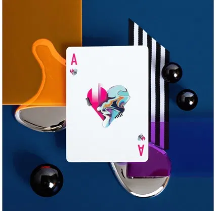 Oblique Gilded Playing Cards - image 5