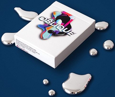 Oblique Playing Cards by CardCutz USPCC Cardistry Fully Custom 