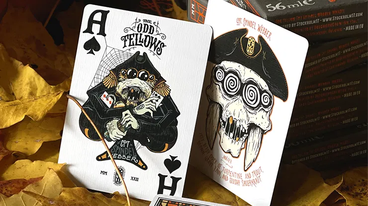 Odd Fellows Cpt. Spindel Playing Cards - image 5