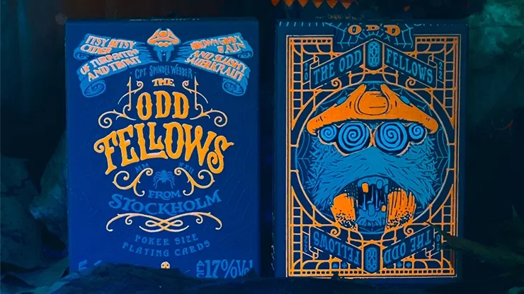 Odd Fellows Cpt. Spindel Playing Cards - image 1