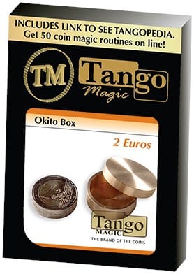 Okito Coin Box (Brass) - 2 Euro