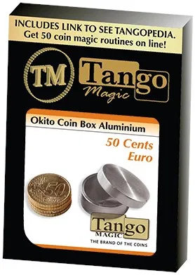 Okito Coin Box (Aluminum) - 50 Euro Cents