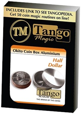 Okito Coin Box (Aluminum) - Half Dollar