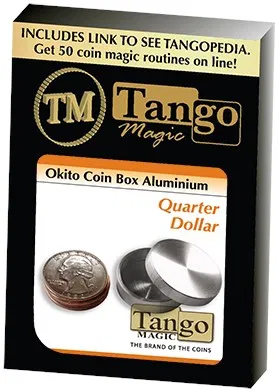 Okito Coin Box (Aluminum) - Quarter