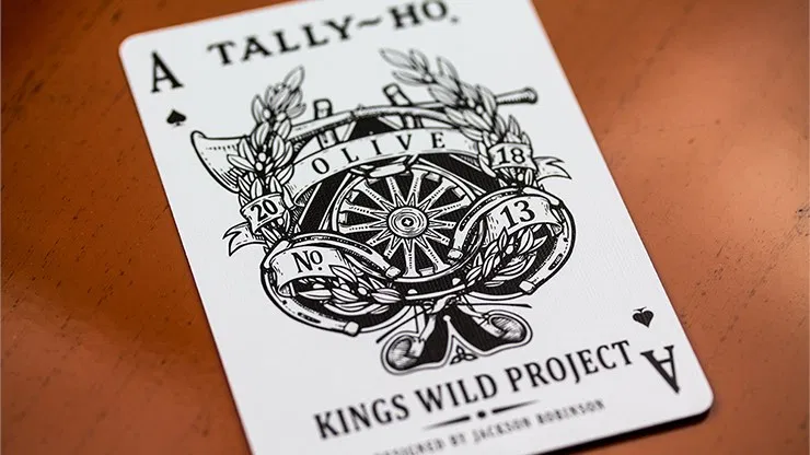Tally-Ho Olive Playing Cards - image 5