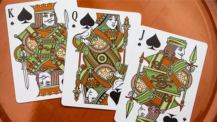 Tally-Ho Olive Playing Cards - image 6