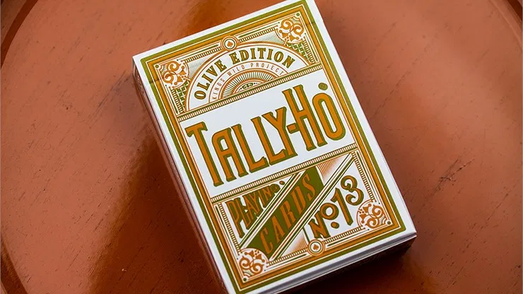 Tally-Ho Olive Playing Cards - image 1