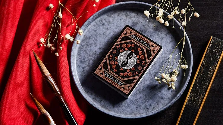 Oriental Memory Black Playing Cards - image 2