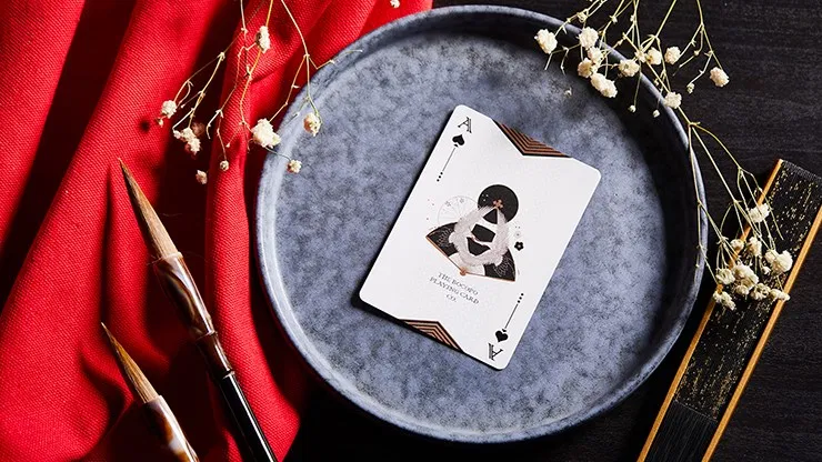 Oriental Memory Black Playing Cards - image 4