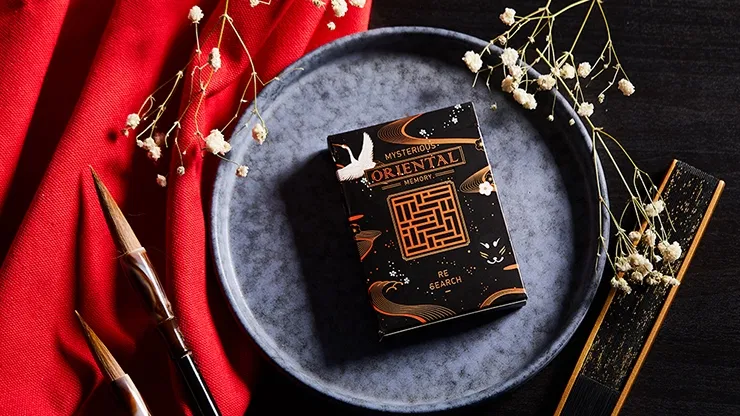 Oriental Memory Black Playing Cards - image 1