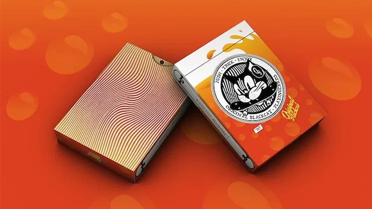 Original Blackcat Orange Milk Playing Cards - image 1
