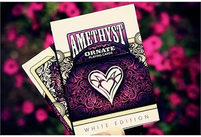 Ornate White Edition Playing Cards (Amythyst) - image 2