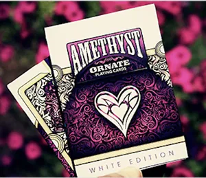 Ornate White Edition Playing Cards (Amythyst) - image 1