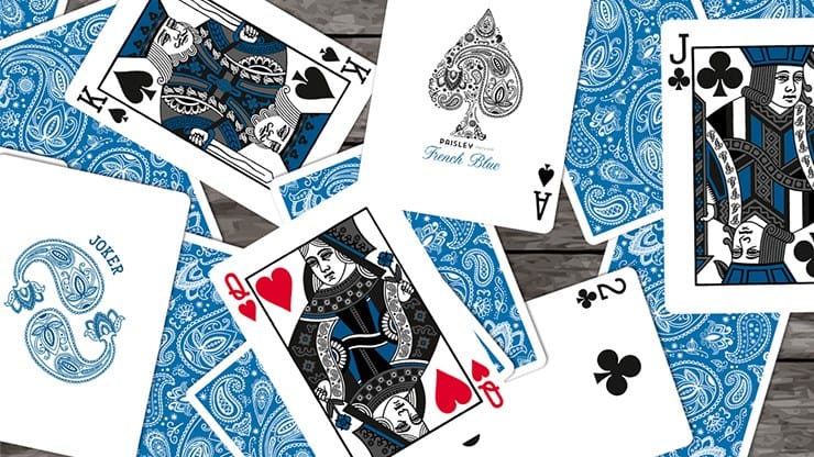 Paisley playing cards ペイズリー 新品12デック Paisley Playing Cards (French Blue) | Vanishing Inc. Magic