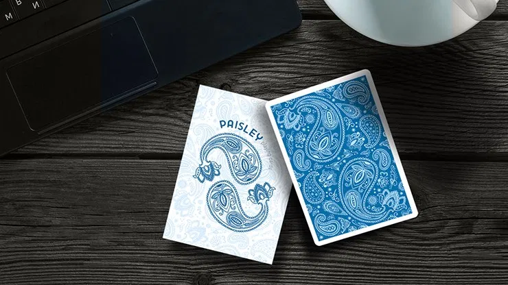 Paisley Playing Cards (French Blue) - image 8