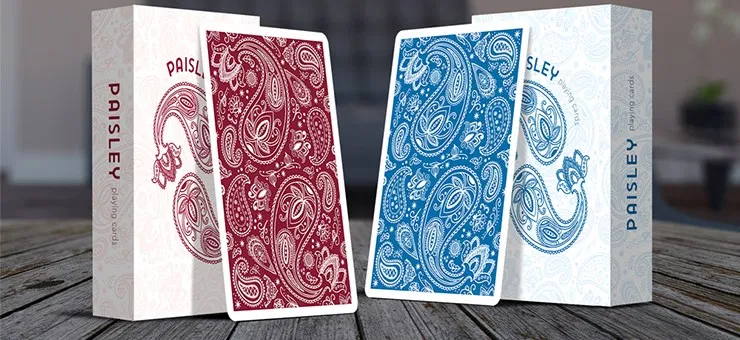 Paisley Playing Cards (French Blue) - image 9