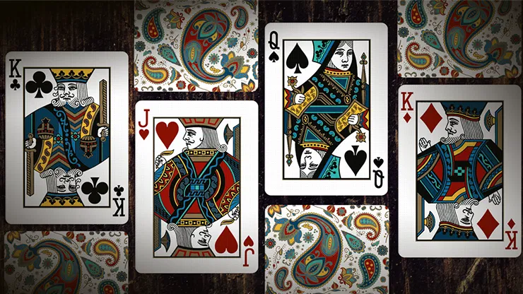Paisley Poker Mini Playing Cards - image 3