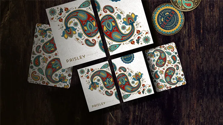 Paisley Poker Mini Playing Cards - image 4
