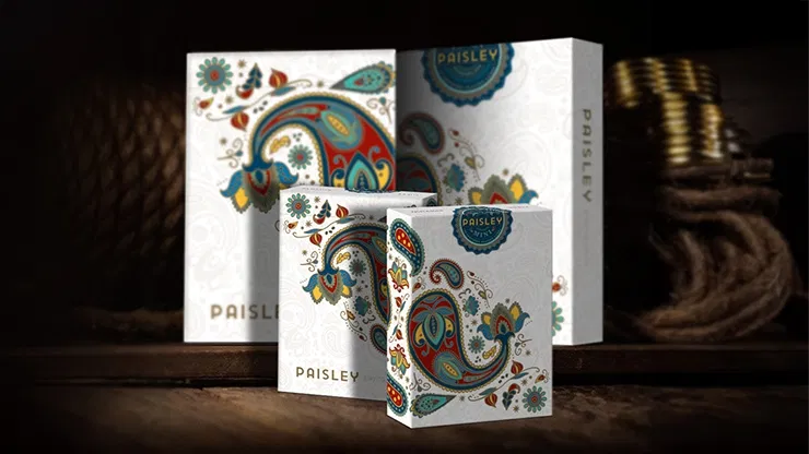 Paisley Poker Mini Playing Cards - image 1