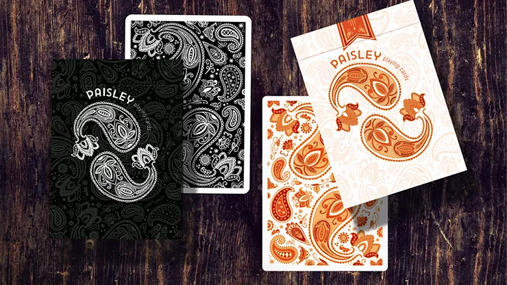 Paisley Ton sur Ton Poudre Orange workers Deck - image 6