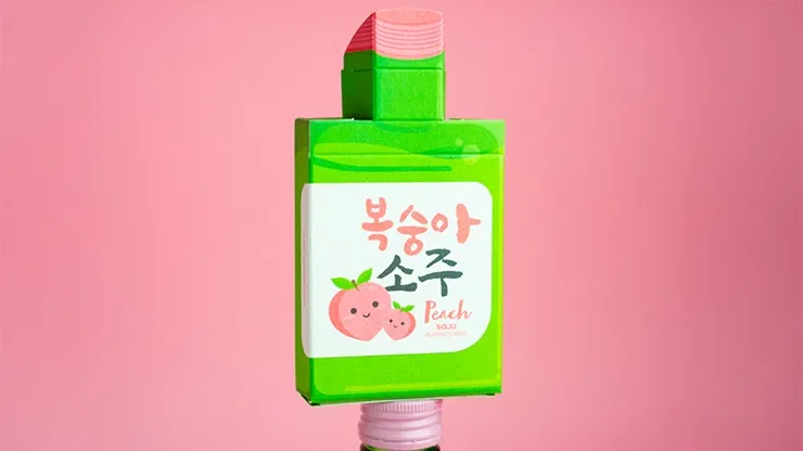 Peach SOJU Playing Cards - image 1