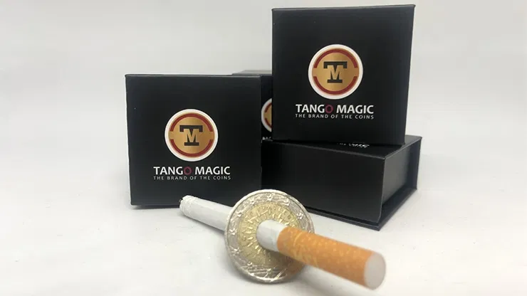 Pen Thru Coin (Cigarette Thru Coin) - 2 Euro