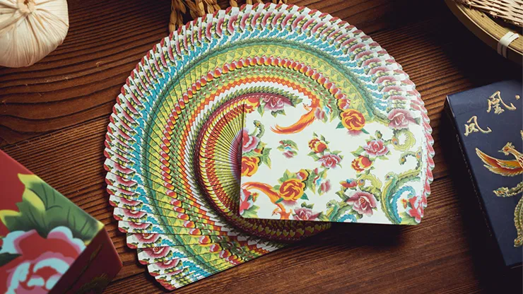 Phoenix and Peony  Playing Cards - image 3