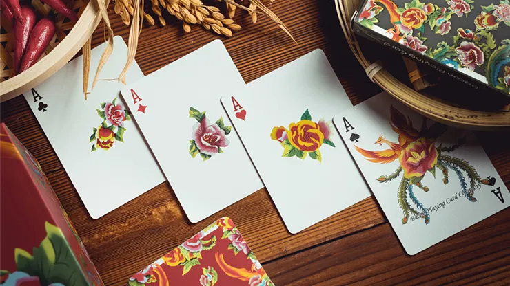 Phoenix and Peony  Playing Cards - image 4
