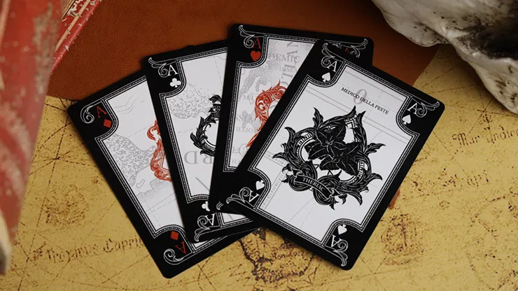 Plague Doctor Playing Cards (Special Black Version) - image 5