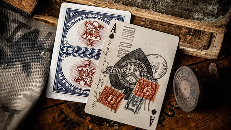 Postage Paid Blue Edition Playing Cards - image 5