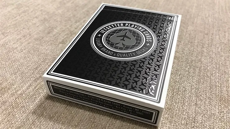 Jetsetter Premier Edition Jet Black Playing Cards - image 1