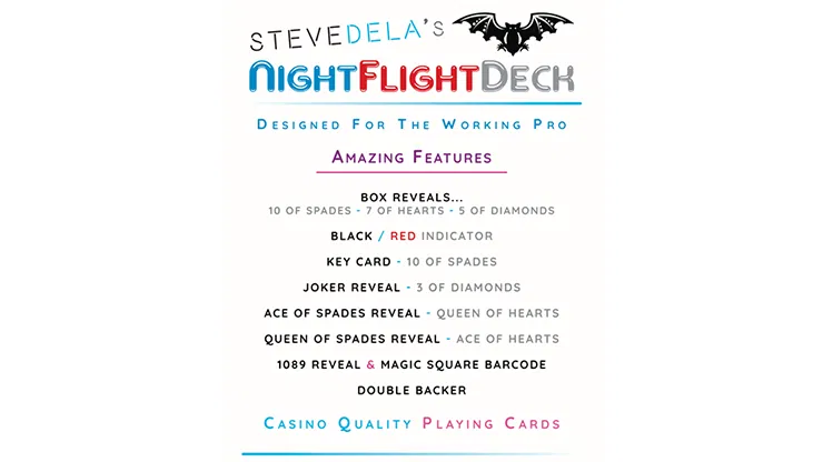 Pro Edition Night Flight Playing Cards - image 4