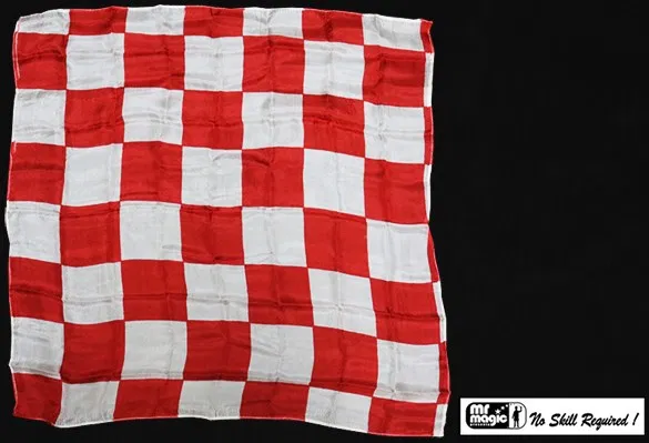 21in Silk Chess Board (Red & White)