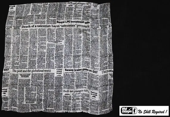 Production Hanky Newspaper Print