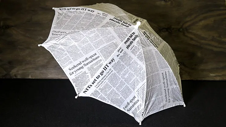 Production Umbrella (Newspaper Design) - image 1
