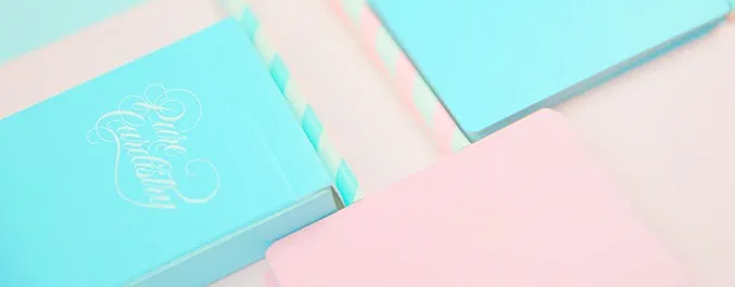 Pure Cardistry Double Back Playing Cards (Blue) - image 1