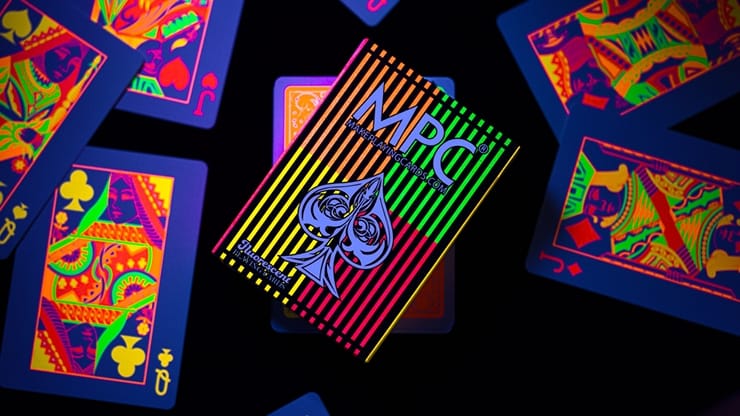 Quad Florescent Playing Cards - image 1