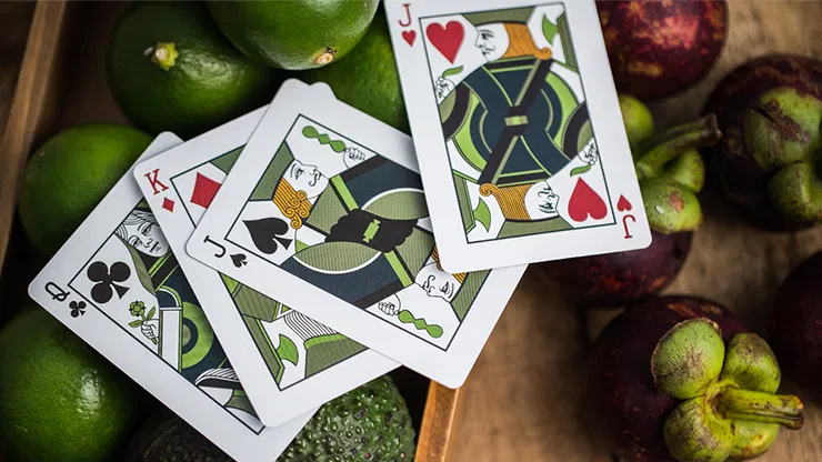 Quality Lime Green Bee Playing Cards - image 5