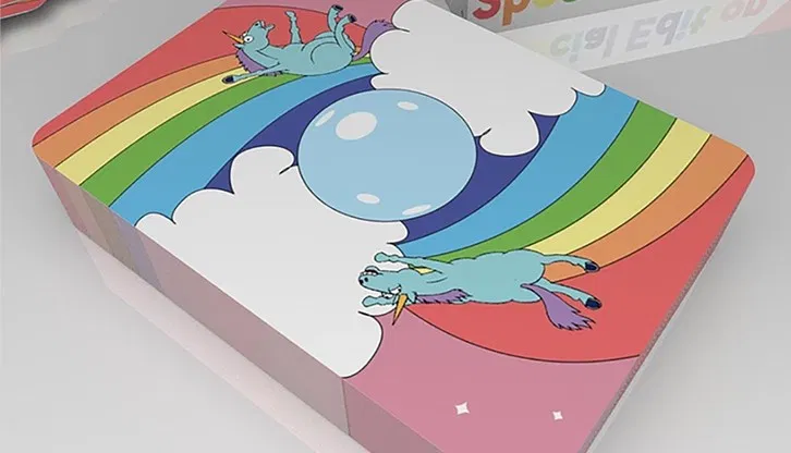 Rainbow Unicorn Fun Time Playing Cards - image 2
